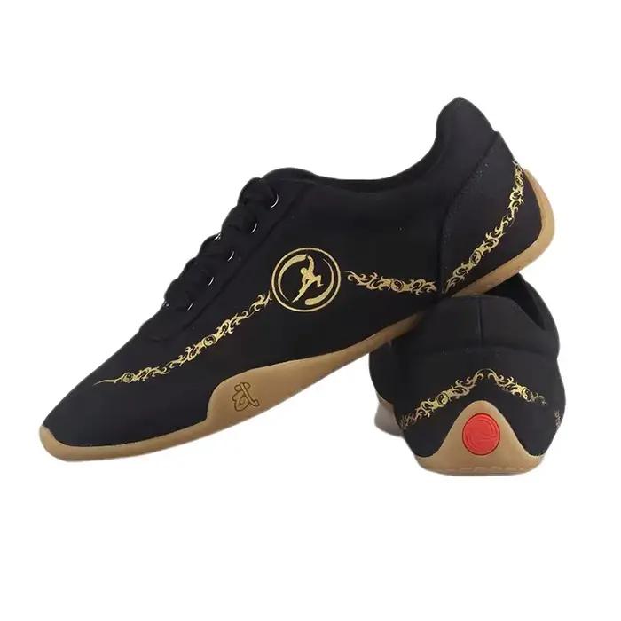 USHINE mâle toile Couple Kung Fu Tai Chi chaussures Art Martial chaussure homme baskets doux antidér