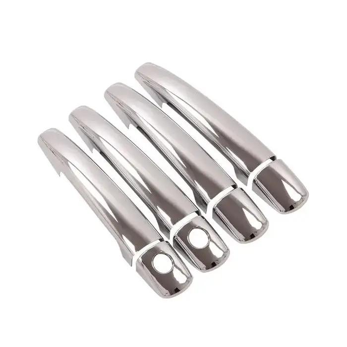 Couvercle de poignée de porte chromé, garniture de style, accessoires automobiles, pour Peugeot 208