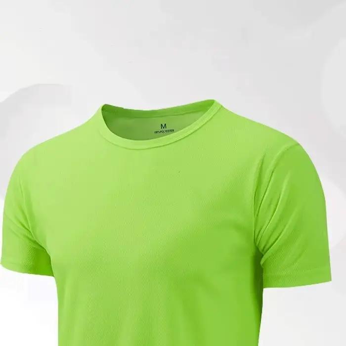 T-shirt sport homme femme séchage rapide - Fitness running gym respirant adolescent vêtements