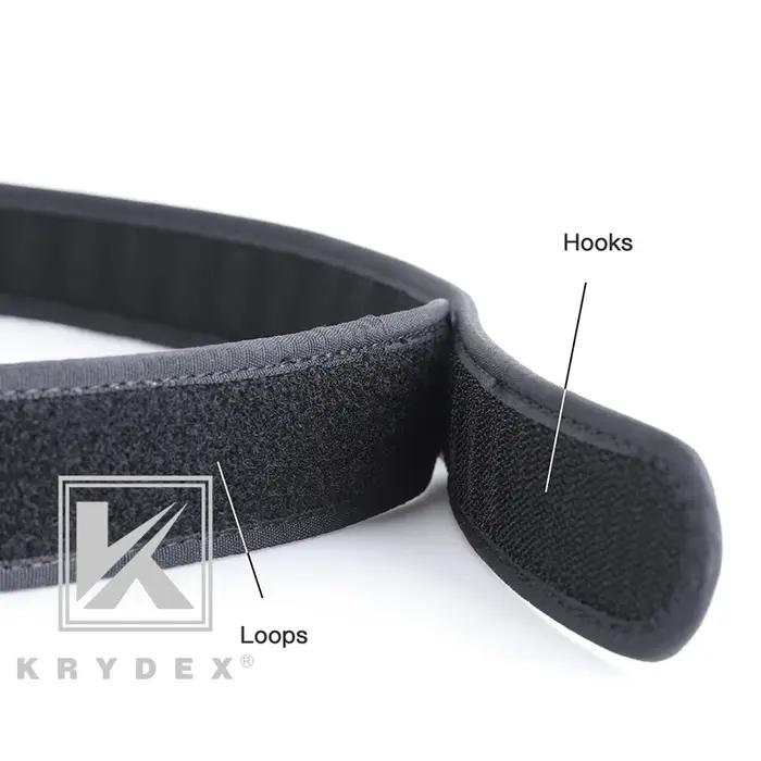 KRYDEX – ceinture de doublure intérieure sans boucle tactique, 1.5 pouces, doublure à boucle en Nylo