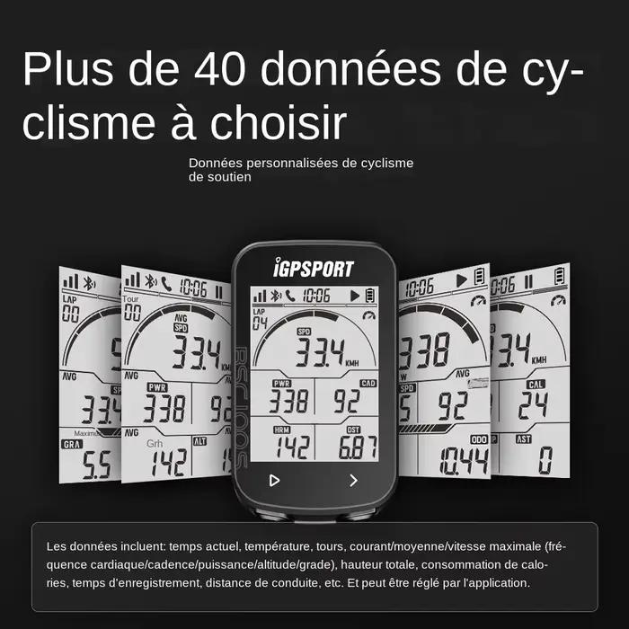 IGPSPORT BSC100S ANT + GPS odomètre vélo ordinateur équitation compteur de vitesse sans fil Support Powermeter 2.6 pouce