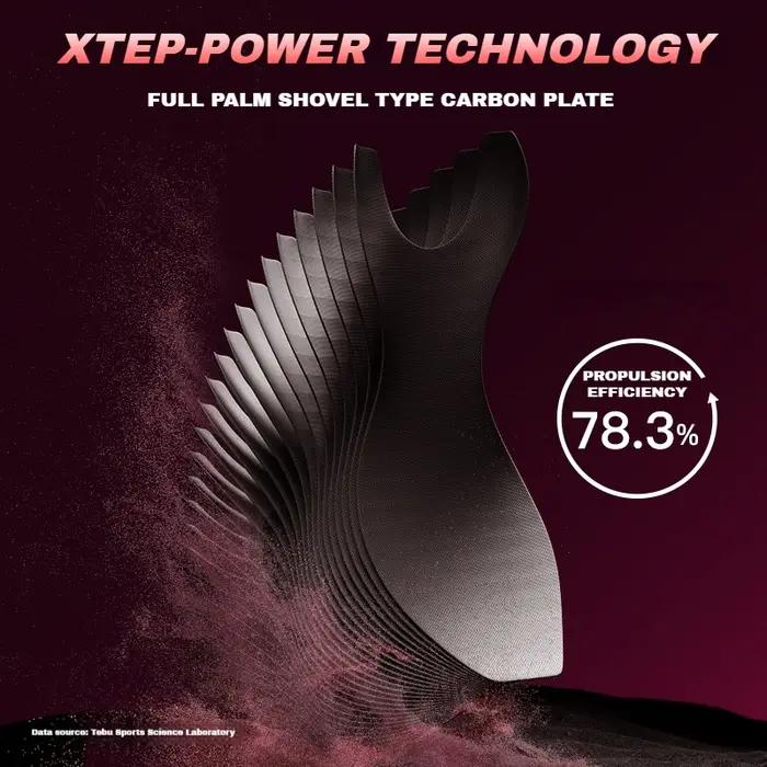 Chaussures de course Xtep 160X 3.5 Pro Marathon - Plaque carbone amorti choc baskets sport professionnelles