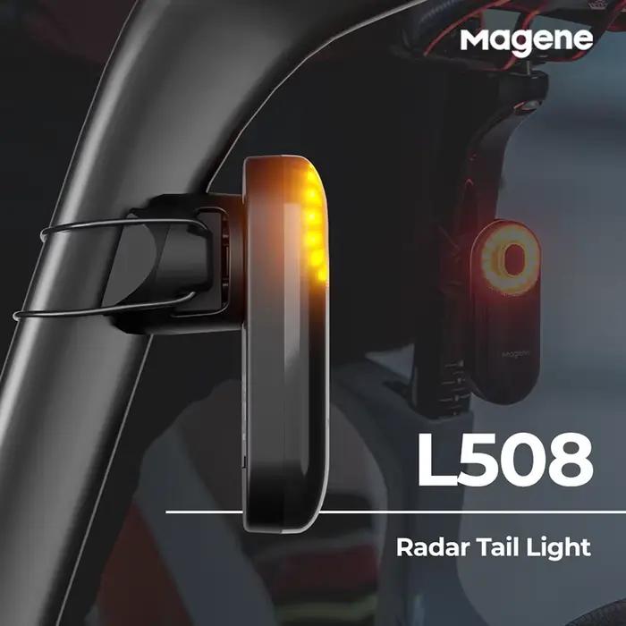 Magene vélo Radar feu arrière phare vélo éclairage arrière intelligent selle tige de selle Ebike LED