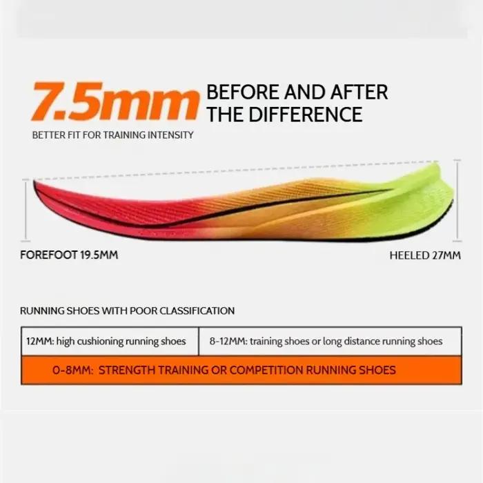 Xtep chaussures de course pour hommes 2000km 3.0 2025 printemps léger amorti résistant à l'usure ent