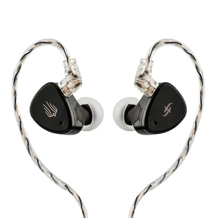 SIMGOT-Écouteurs intra-auriculaires à pilote hybride EM6L 1esse + 4BA, oreillettes HiFi IEM avec poi