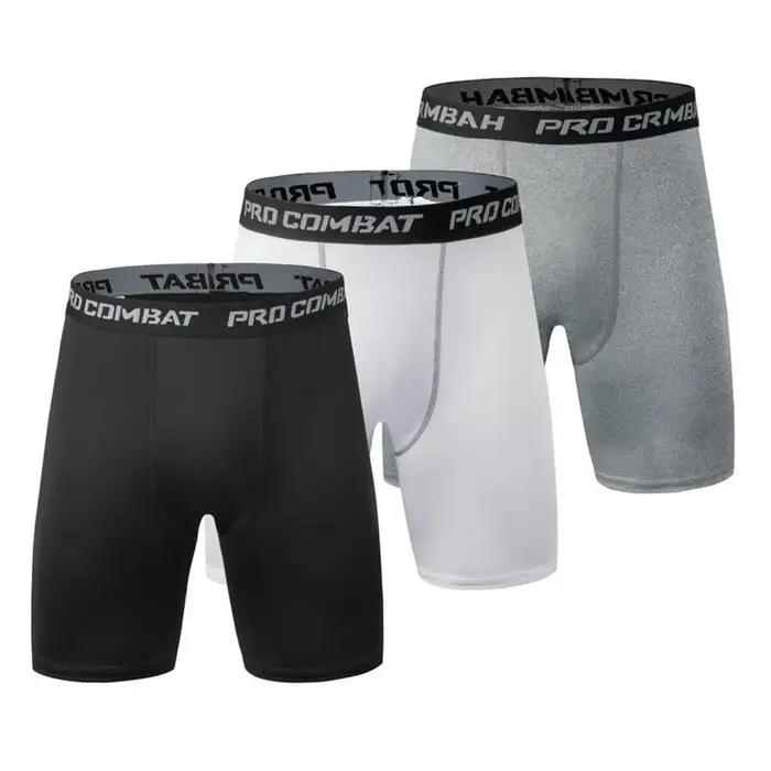 Mannen short de musculation Sport Fitness entraînement Elastische Compressie culotte Leggins pour Ha