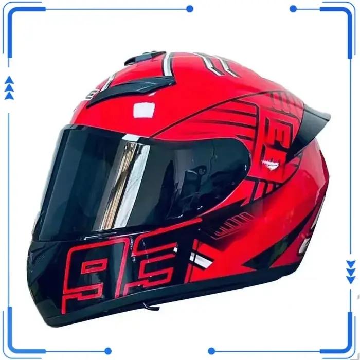 Casque de moto unisexe avec lentille pour touristes, casque de sécurité à rabat modulaire, protectio