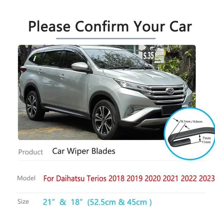 Balais d'essuie-glace avant, brosses de fenêtre, pare-brise, accessoires de voiture, pour Daihatsu T