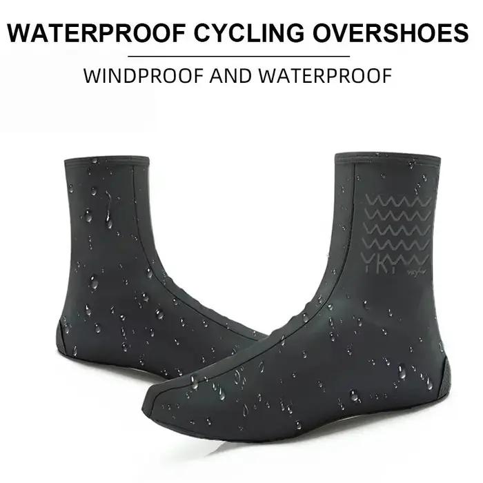 Ykywbike-Couvre-chaussures de cyclisme imperméables, couvre-chaussures de vélo, coupe-vent, VTT, pro
