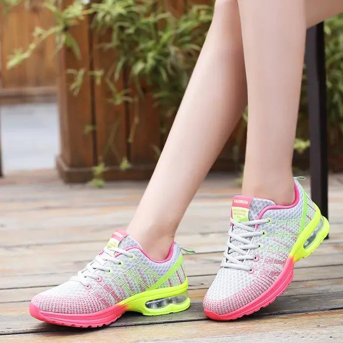 Chaussures de sport femme course plein air respirantes antidérapantes baskets marche décontractées pour athlètes et randonneuses ocassions spéciales et quotidiennes