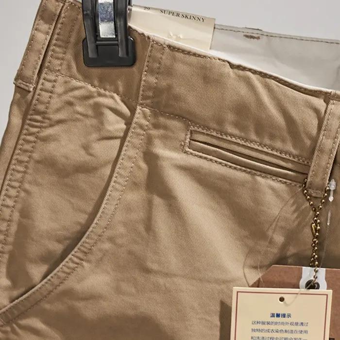 Salopette de Marque Japonaise Rétro pour Homme, Pantalon Droit, Ample, Décontracté, Pieds Coniques,