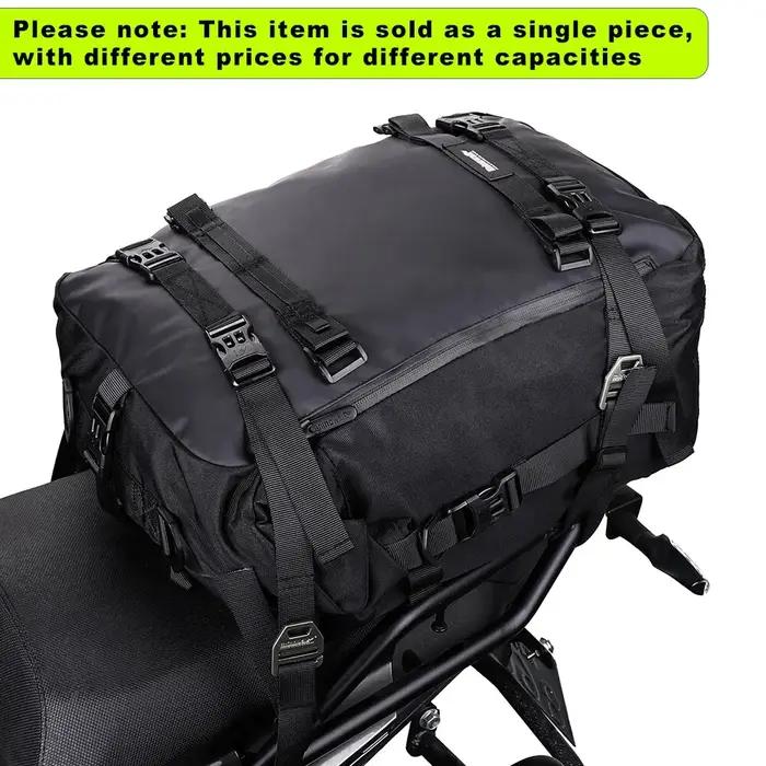 Rhinowalk Moto Siège Arrière Sac 10L Ou 20L Ou 30L Selle Étanche Côté Sac Bagages Pack Multifonction