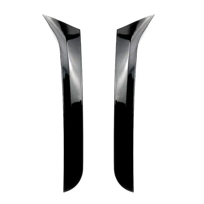 Autocollants noirs brillants de séparateur de Canards de couverture de diffuseur de becquet latéral