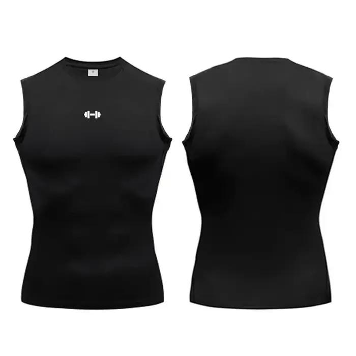 Débardeur de compression pour homme, séchage rapide, pour la course, le basketball, la gym et le fit