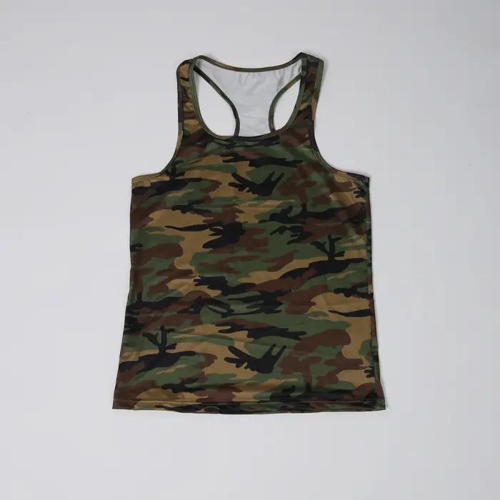 Débardeur Homme Camouflage Séchage Rapide pour Fitness et Musculation – Gilet Élastique Sans Manches