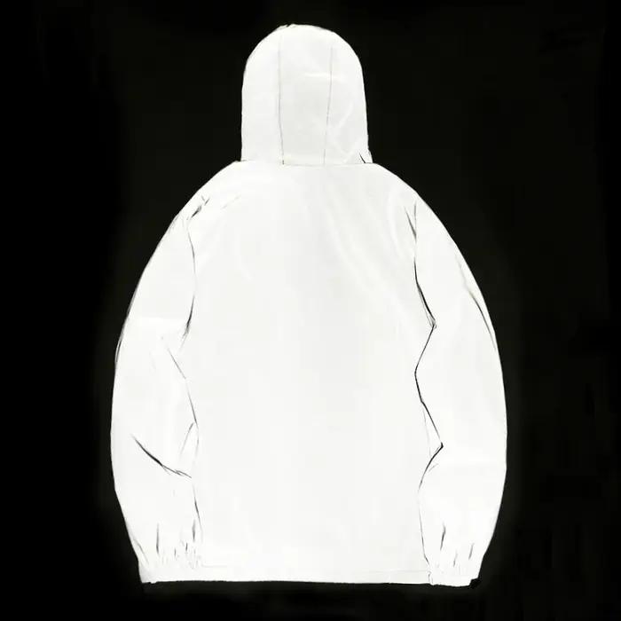 Vêtements réfléchissants de nuit pour Couple, veste de couleur unie en Polyester pour étudiant, unif