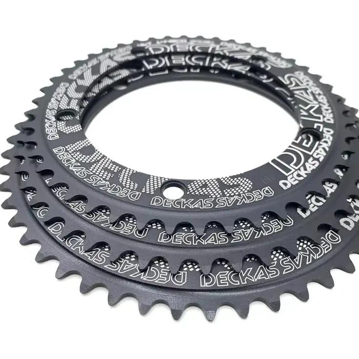 Deckas 144BCD engrenage fixe Fixie anneau de chaîne rond vélo de piste 44T-58T dent 144 Bcd roue den