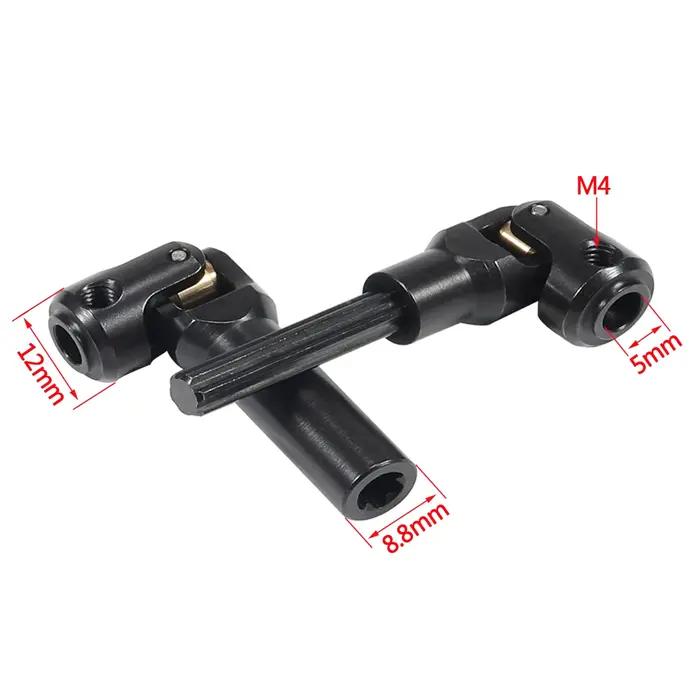 Arbre d'entraînement en métal usiné pour voiture sur chenilles 1/10 RC Axial SCX10 Pro Capra Wraith