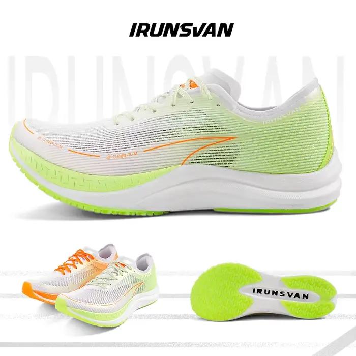 Chaussures de course IRUNSVAN POFENG avec coussin d'air pour hommes absorption des chocs baskets respirantes马拉松比赛用跑鞋适合男性带空气垫吸收冲击透气跑鞋