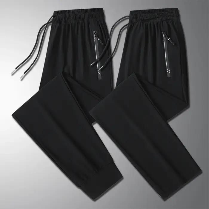 Pantalon de course Jogging décontracté été mince élastique pantalons de survêtement séchage rapide g
