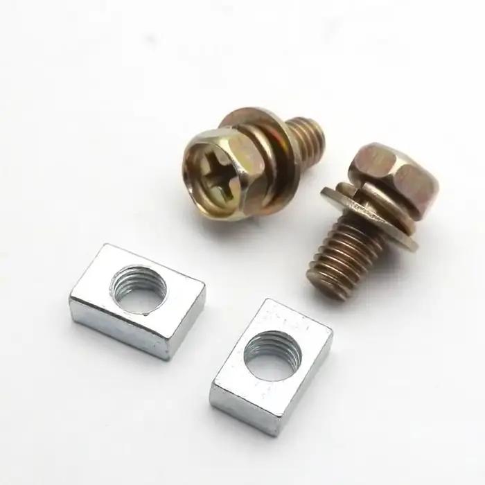 Écrou et vis de 2,2 de borne de batterie de vélo, universel, moto, scooter, RL, D343, M5 x 10mm, M6