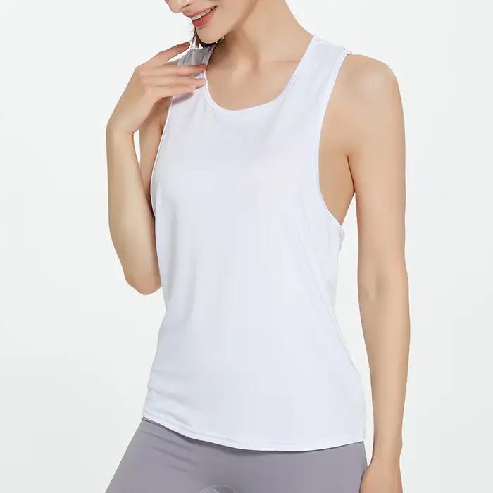 Débardeur sans manches STOUREG pour femme - Haut de yoga entraînement course chemise fitness sport