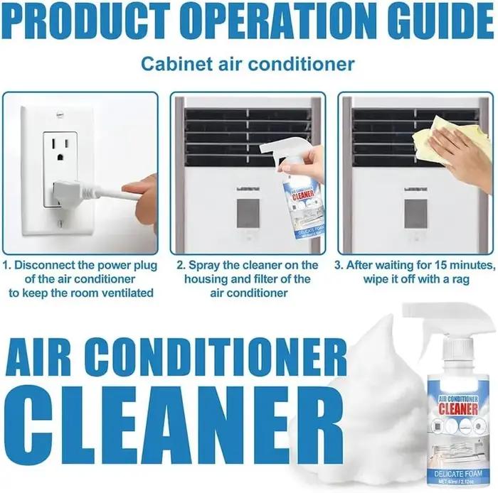 Kit de housse de nettoyage de climatiseur, 15 pièces, avec outils de nettoyage, sac de Protection ét
