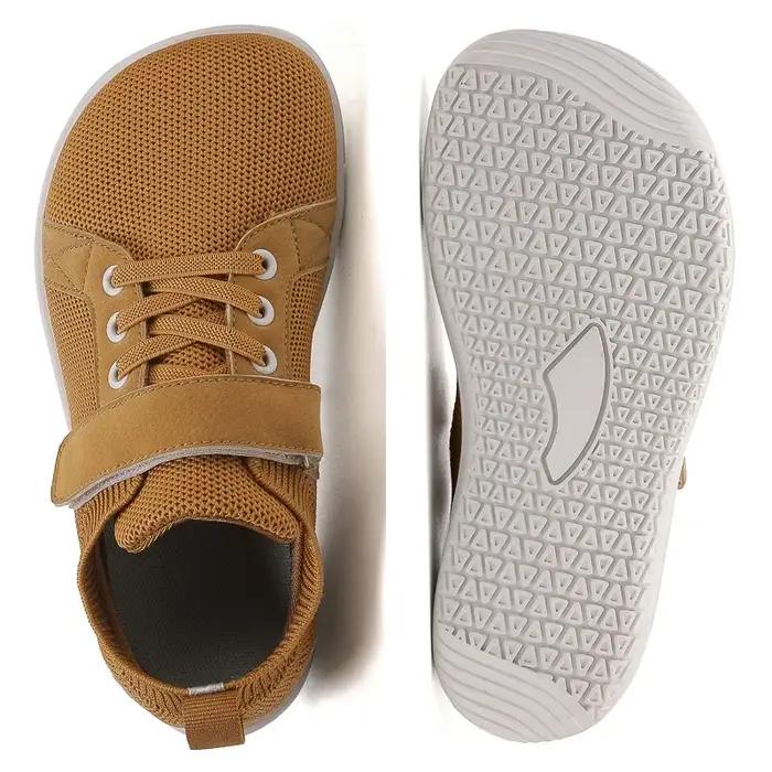 Chaussures pieds nus minimalistes pour petits/grands enfants + zéro chute + baskets larges pour garç