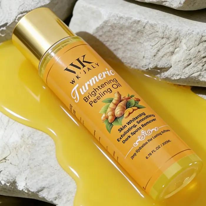 WK JALY Huile exfoliante éclaircissante au curcuma