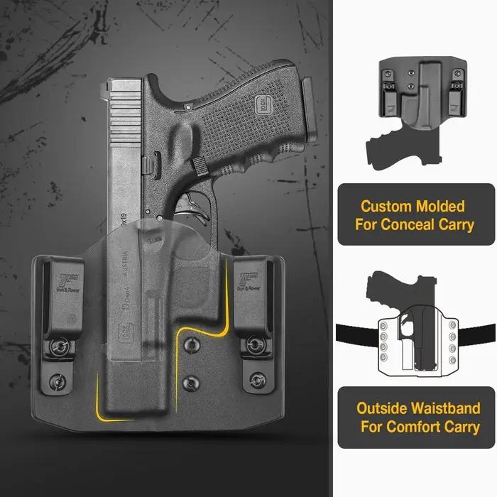 OWB Kydex étuis pour Glock 17/ Glock 19/ CZ P7 /CZ P09 / CZ 10C / Sig P320 / Sig P226 / S&W MP9 / Wa