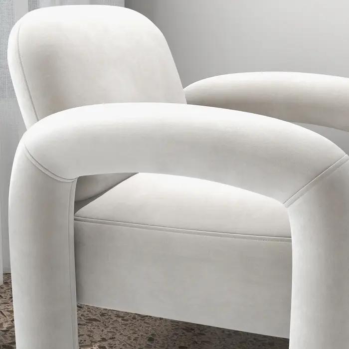 SEYNAR-Chaise d'Accent Moderne en Velours pour Salon, Milieu du Siècle