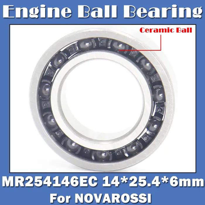 NOVAROSSI – roulement à billes arrière en céramique, 14x25.4x6mm, 1 pièce