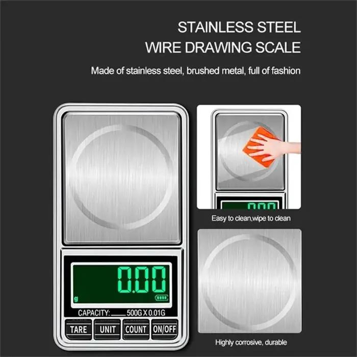 Mini Balance à bijoux de poche Portable, Rechargeable par USB, électronique numérique, haute précisi