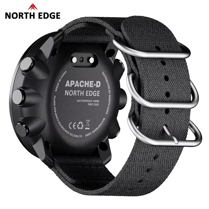 Montre numérique de plongée libre NORTH EDGE APACHE-D pour hommes, sports de plein air, natation, ét