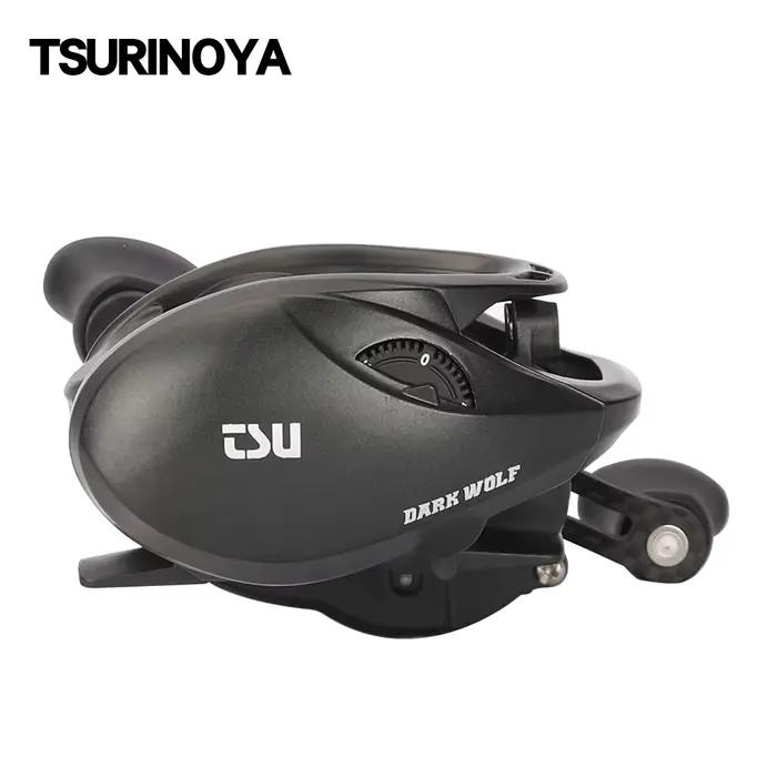 TSURINOYA – moulinet de pêche Baitcasting ultraléger 135g, 6.1g, Dark Wolf 50S 7.1:1, bobine peu pro