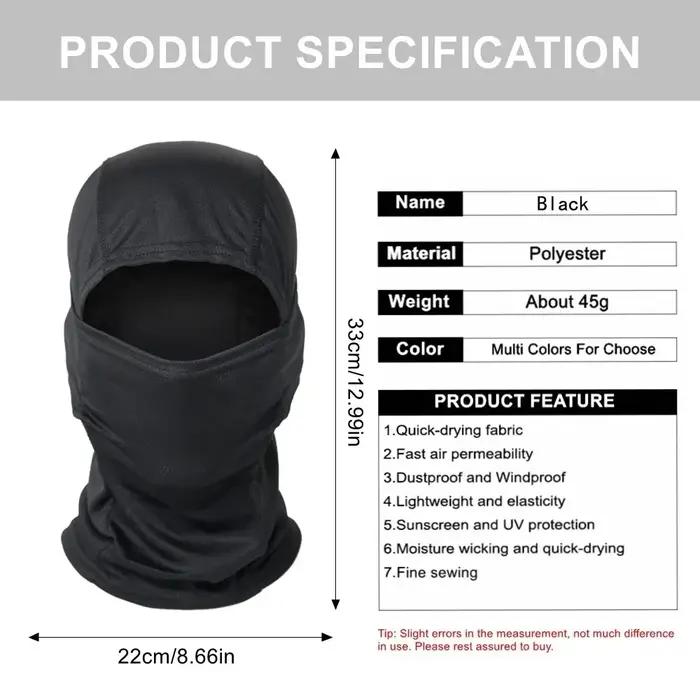 Cagoule de Camouflage tactique, masque facial de Moto en Lycra, casquette de motard, bouchon de masq