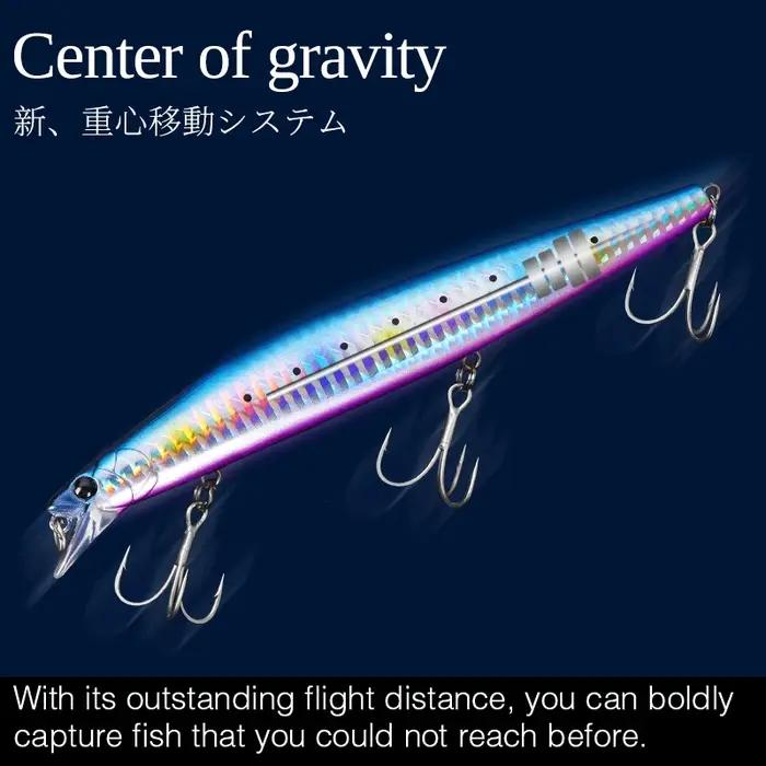 TSURINOYA Stinger 140S leurre de pêche coulant vairon DW92 140mm 26g bar d'eau salée Ultra longue co