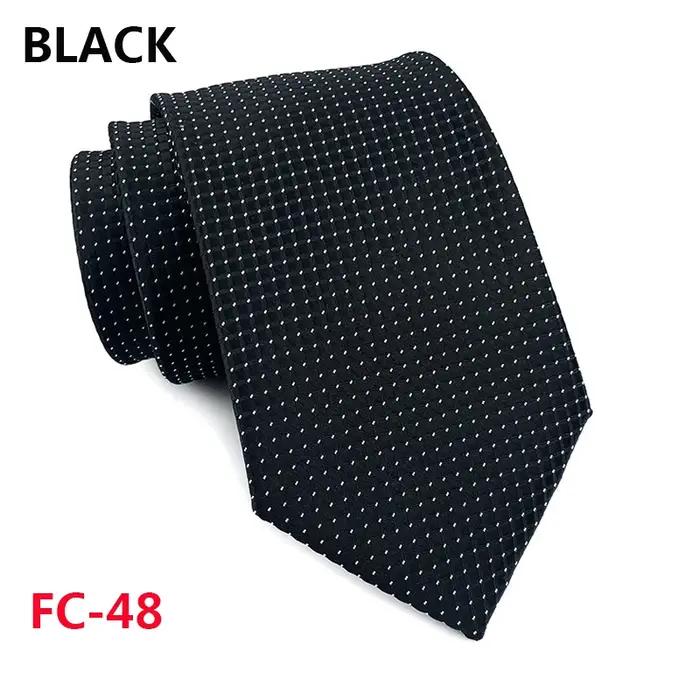 67 Styles hommes cravates couleur unie rayure fleur florale 7-8 cm Jacquard cravate accessoires usage quotidien