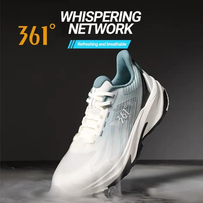 361 degrés Yushan SE chaussures de course pour hommes - Baskets respirantes et légères avec amorti confortable