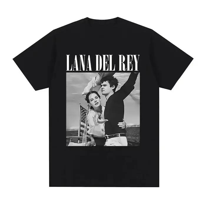Chanteur Lana Del Rey imprimé T-Shirt femmes mode Hip Hop hommes t-shirts Streetwear Harajuku T-Shir