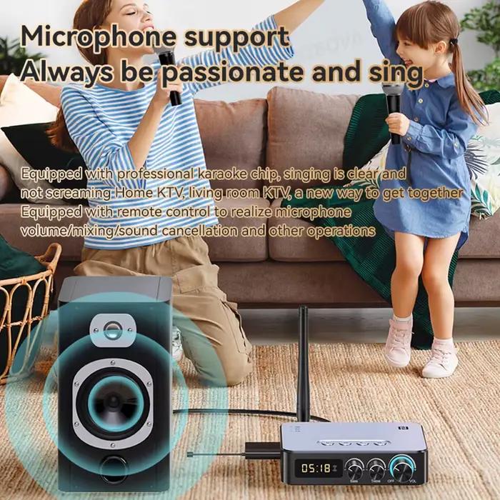 Récepteur et transmetteur Audio Bluetooth M9/M9Pro, adaptateur sans fil DSP, NFC/AUX/RCA/USB u-disk/