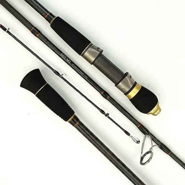 Canne pêche carbone slow jigging 1.68 1.83 1.95m puissance M ML mer spinning pointe creuse