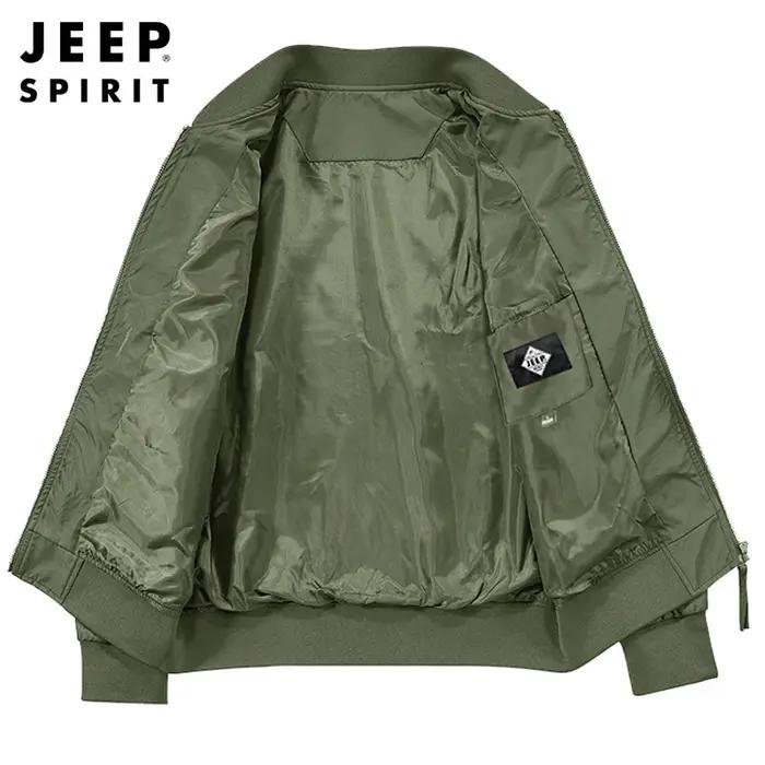 Jeep esprit pilote veste extérieure col montant vêtements de travail costume de baseball hommes prin
