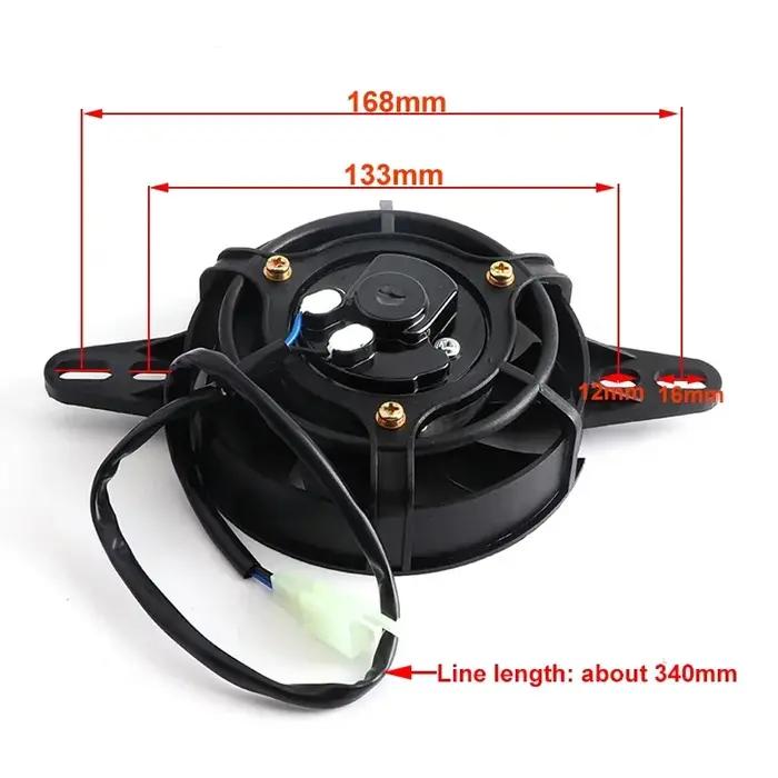 200cc 250cc 300cc moto ventilateur de refroidissement moteur radiateur moto ATV Quad refroidisseur d
