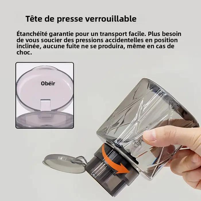 Distributeur de pompe vide verrouillable rechargeable