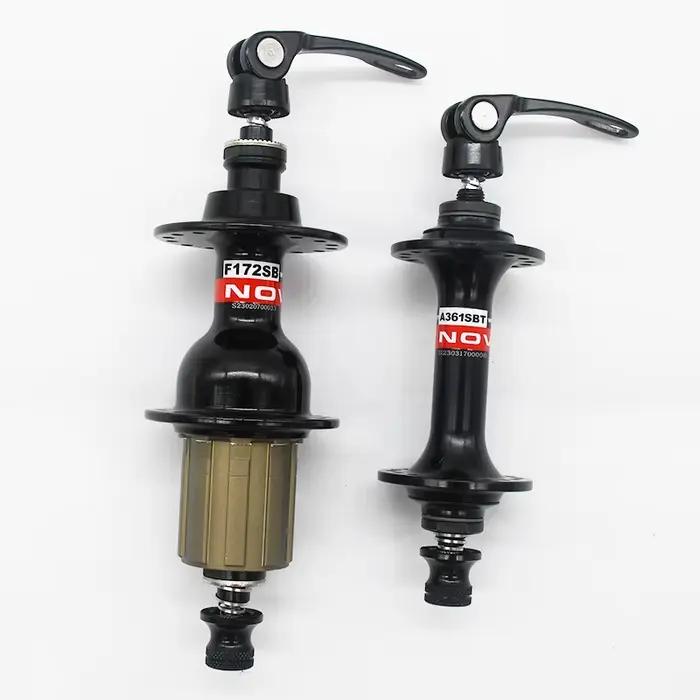 Novatec A361BT/F172SB moyeu de vélo de route avant/arrière 32 trous 4 roulements à dégagement rapide