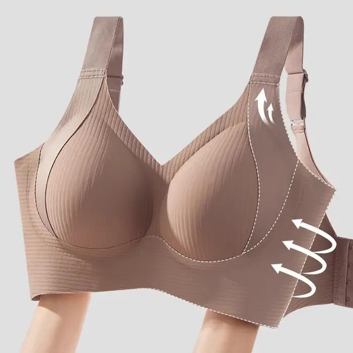 Soutien-gorge de sport réglable sans couture pour femmes, Anti-affaissement, Support latéral, entraî