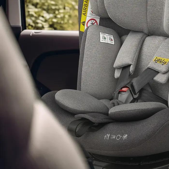 Jovikids Ranger 360 ° Siège auto bébé pivotant taille i 40-150 cm avec pied de support