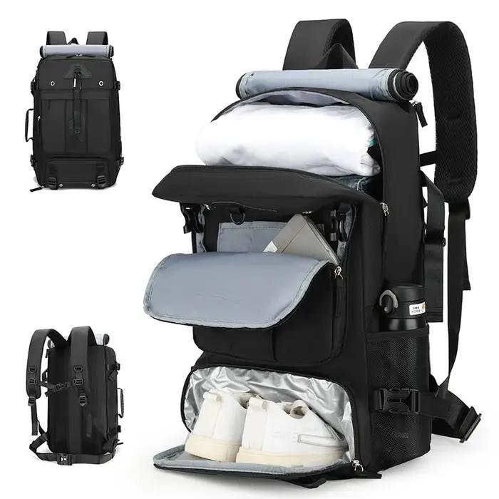 Sac à dos de voyage, sac à dos de transport, sac de sport convertible durable adapté pour ordinateur