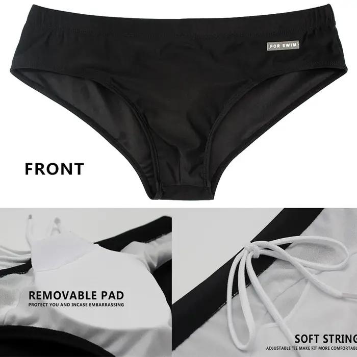 Datifer 2026 – Nouveaux shorts de bain pour hommes, caleçons de natation en polyester, sous-vêtement